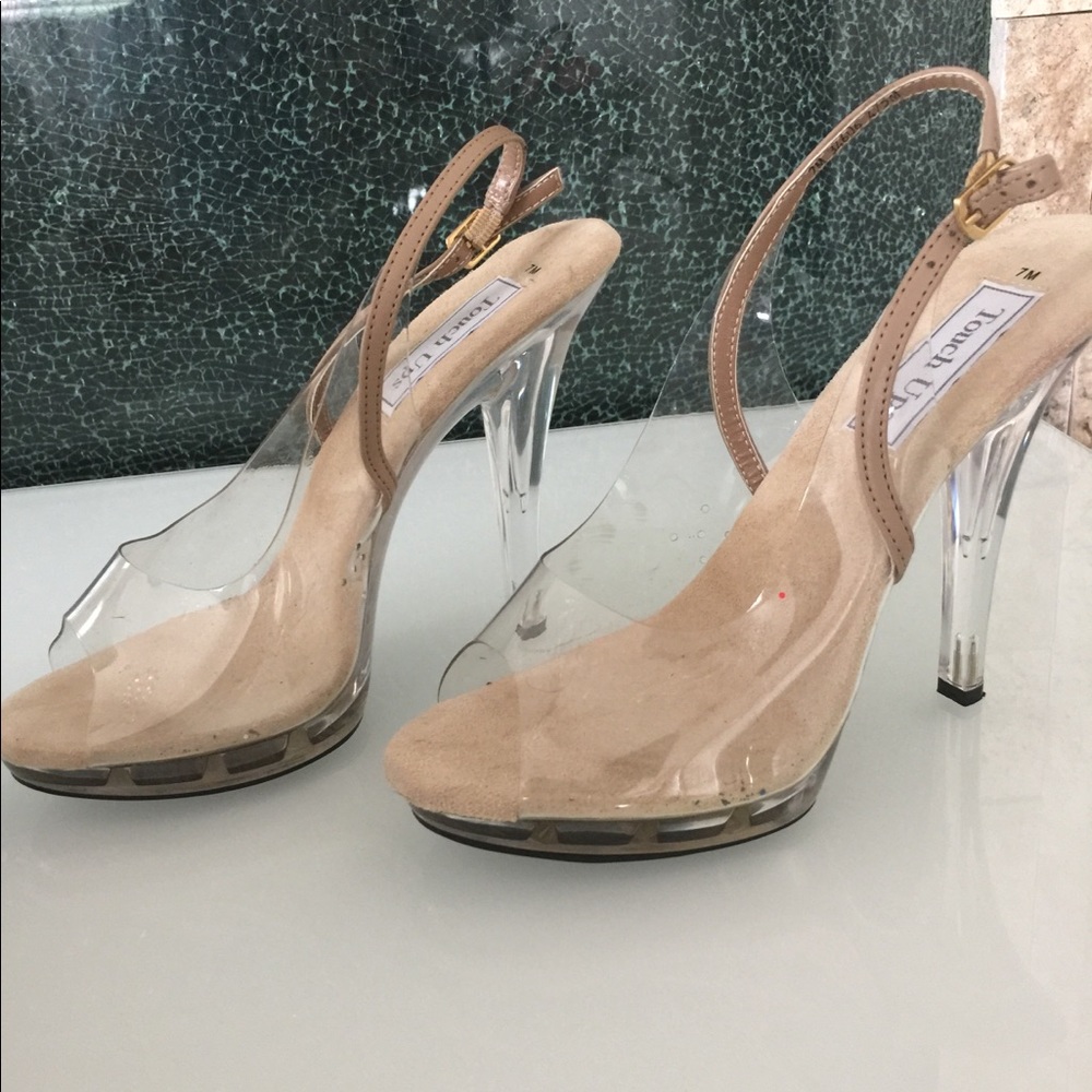 Clear competition heels